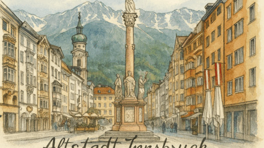 Die Altstadt Innsbruck ist bekannt für das Goldene Dachl, die kaiserliche Hofburg, die Hofkirche und ihre mittelalterlichen Gassen.