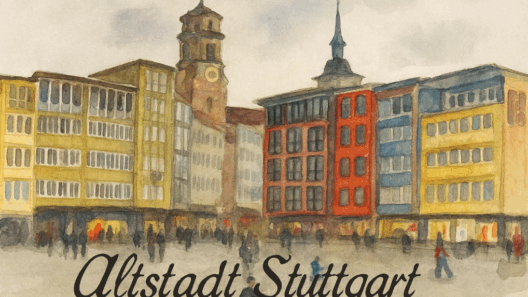Altstadt Stuttgart, Stuttgart Sehenswürdigkeiten, Altes Schloss Stuttgart, Stiftskirche Stuttgart,