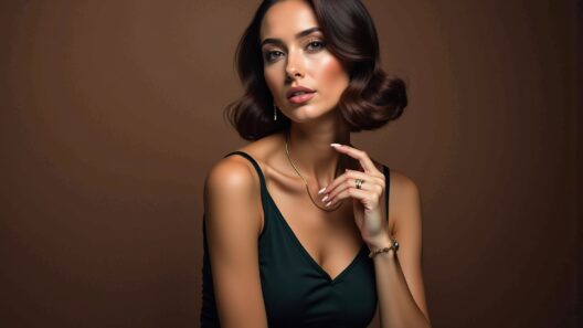 Dekoltee zeigen Outfit für selbstbewusste Frauen-Titel