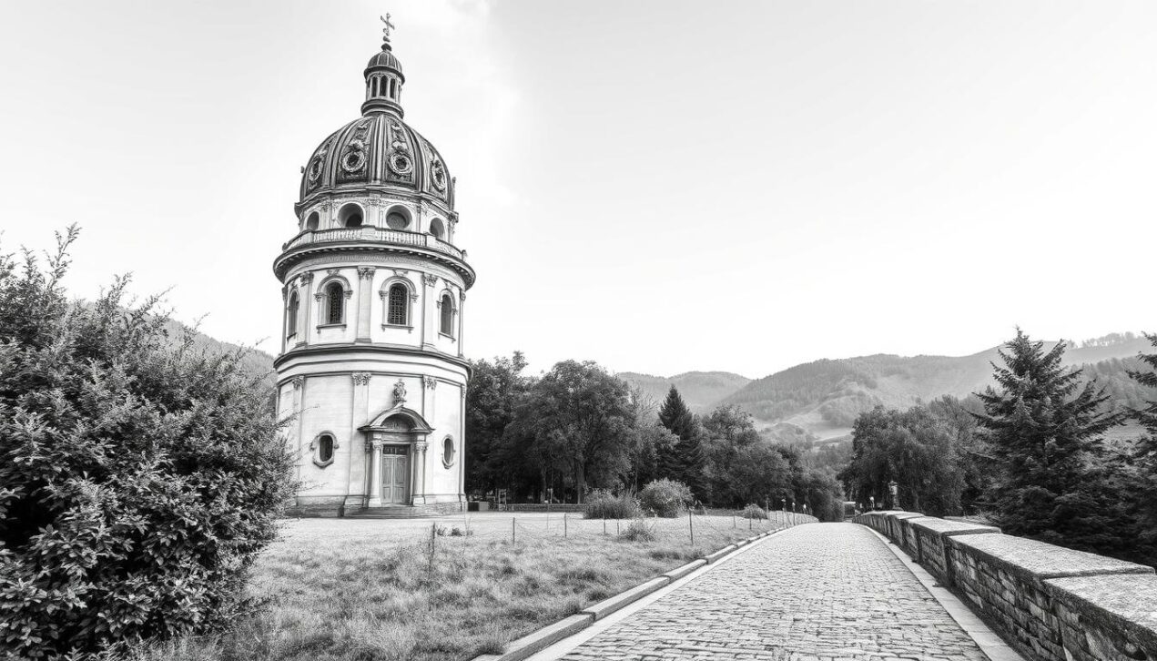 Schöne Stadtkirche Altstadt, historische Kirche, schöne Architektur, Naturkulisse, Altstadt.