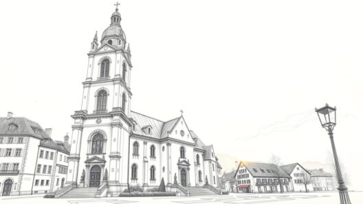 Historische Altstadt mit barocker Kirche, charmante Fachwerkhäuser und gemütliche Atmosphäre. Perfekt für Spaziergänge.