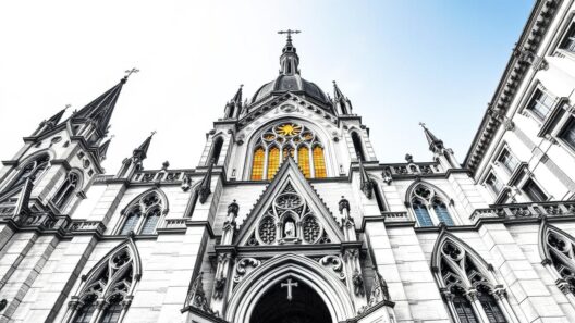 Historische Altstadt mit beeindruckender gotischer Kirche in der Innenstadt.