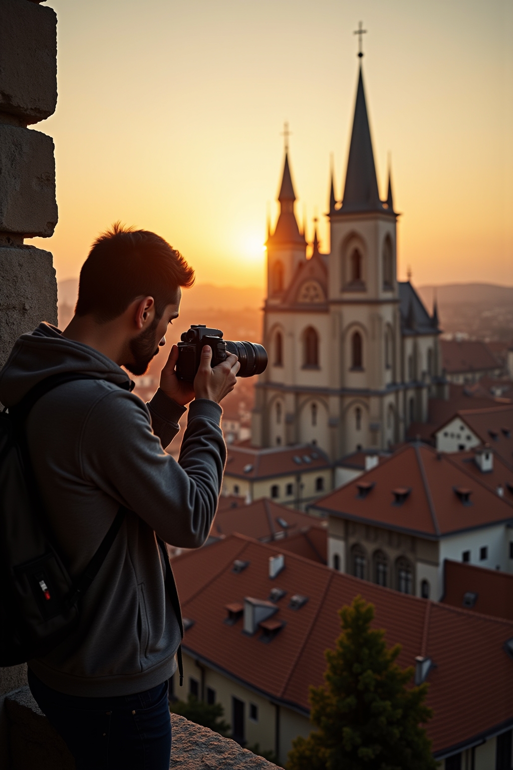 Kirchturm Aussicht Altstadt – Symbolbild