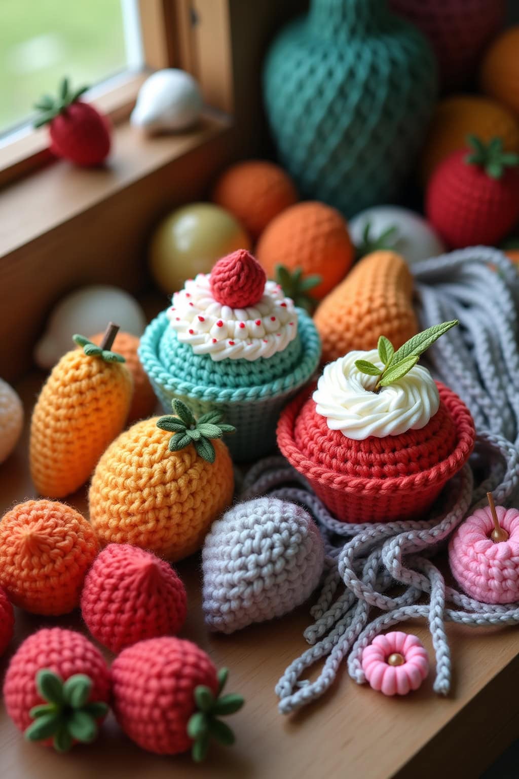 Lebensmittel Häkeln Ideen