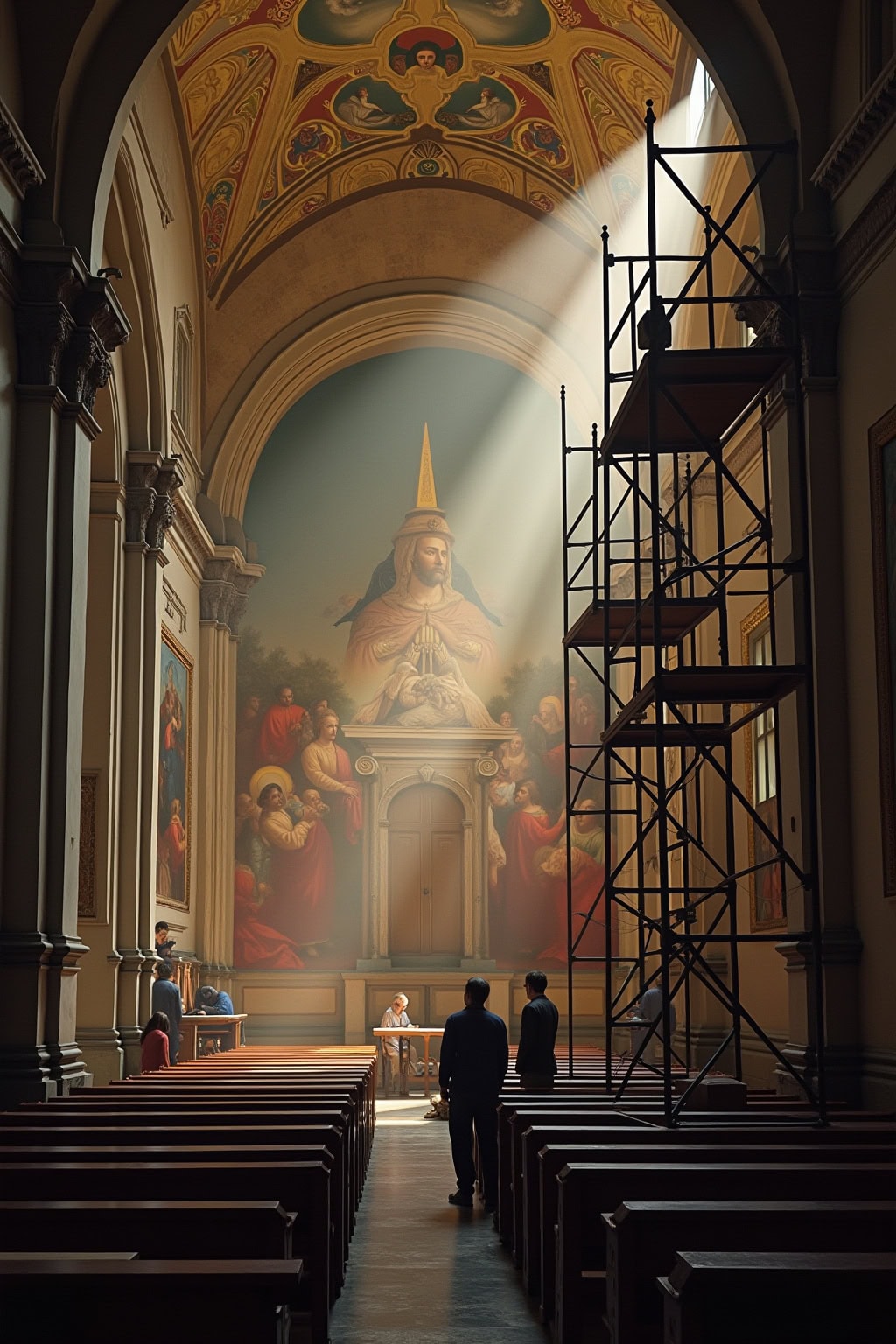 Alteingesessene Kirche in der Altstadt, beeindruckende Architektur und religiöse Kunst.